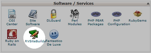 RVSitebuilder cPanel Icon