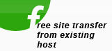 free site transfer from existing host